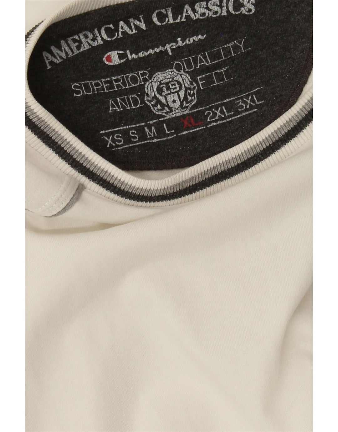 Camiseta masculina CHAMPION Top XL Branco