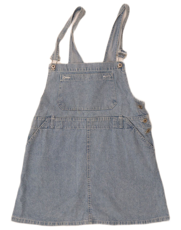 Saia jeans Dungaree feminina VINTAGE 15-16 anos W34 azul