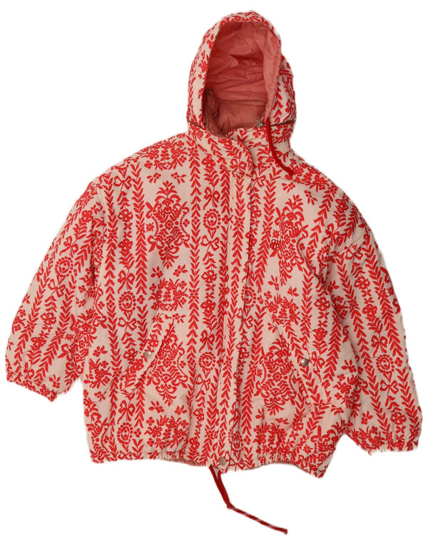 Belfe & Belfe Jaqueta feminina superdimensionada reversível IT 44 Médio Rosa Floral