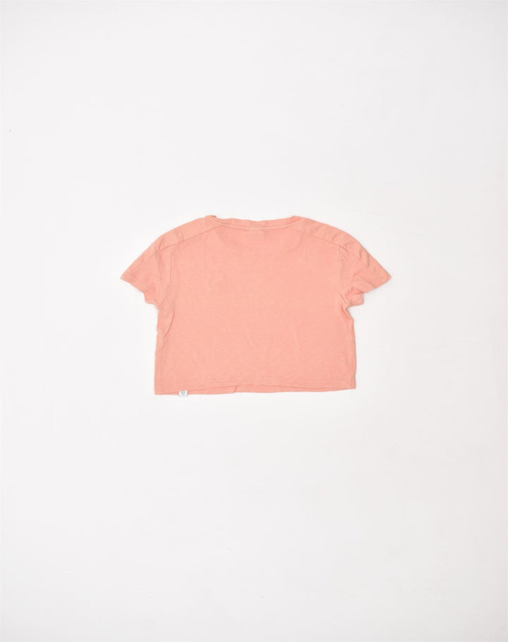 PUMA Womens Crop T-Shirt Top UK 8 Small Pink Cotton | Vintage | Thrift | Second-Hand | Used Clothing | Messina Hembry 