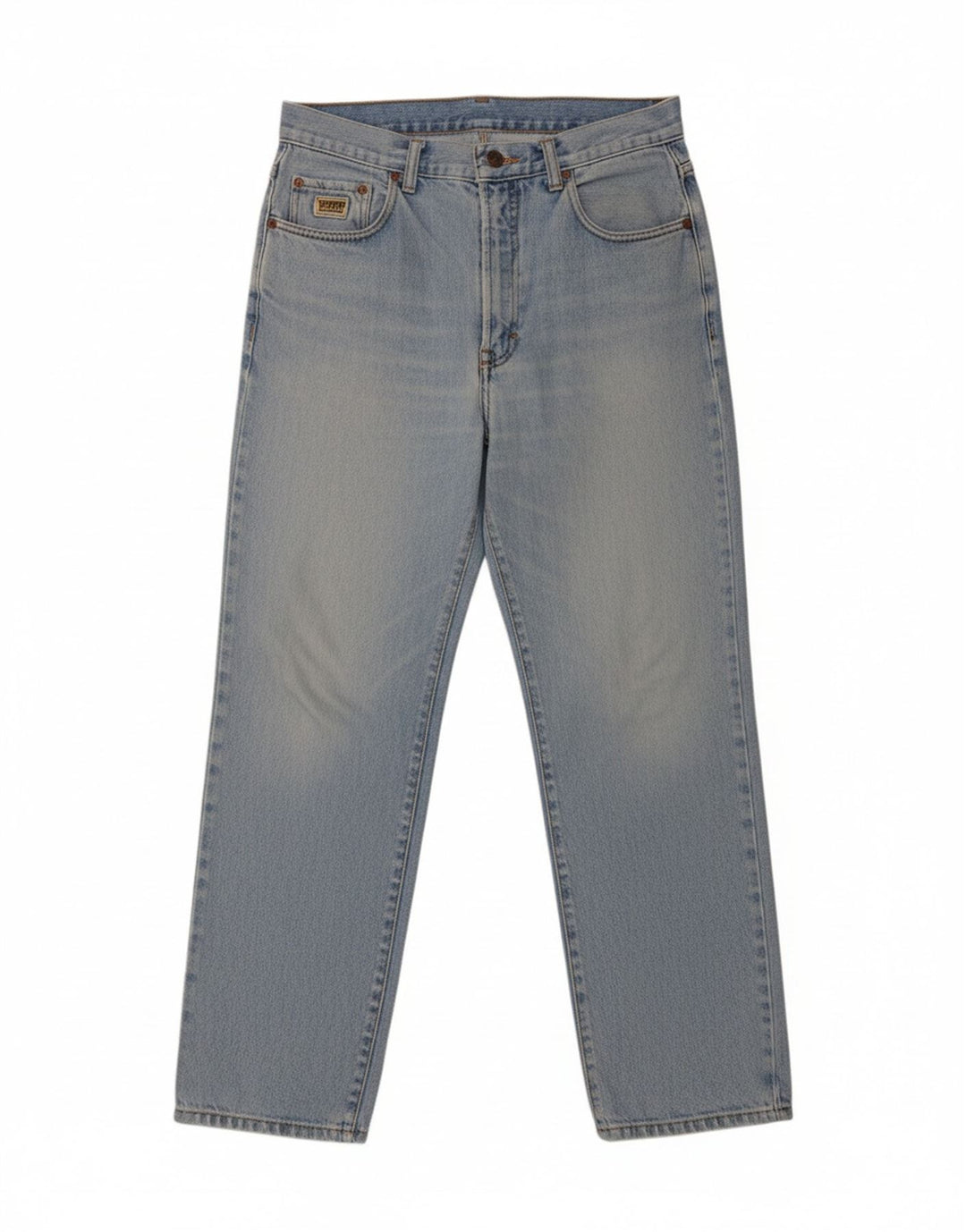 Calça jeans reta masculina CASSUCI W34 L30 algodão azul