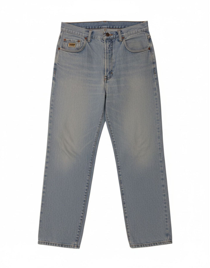 Calça jeans reta masculina CASSUCI W34 L30 algodão azul