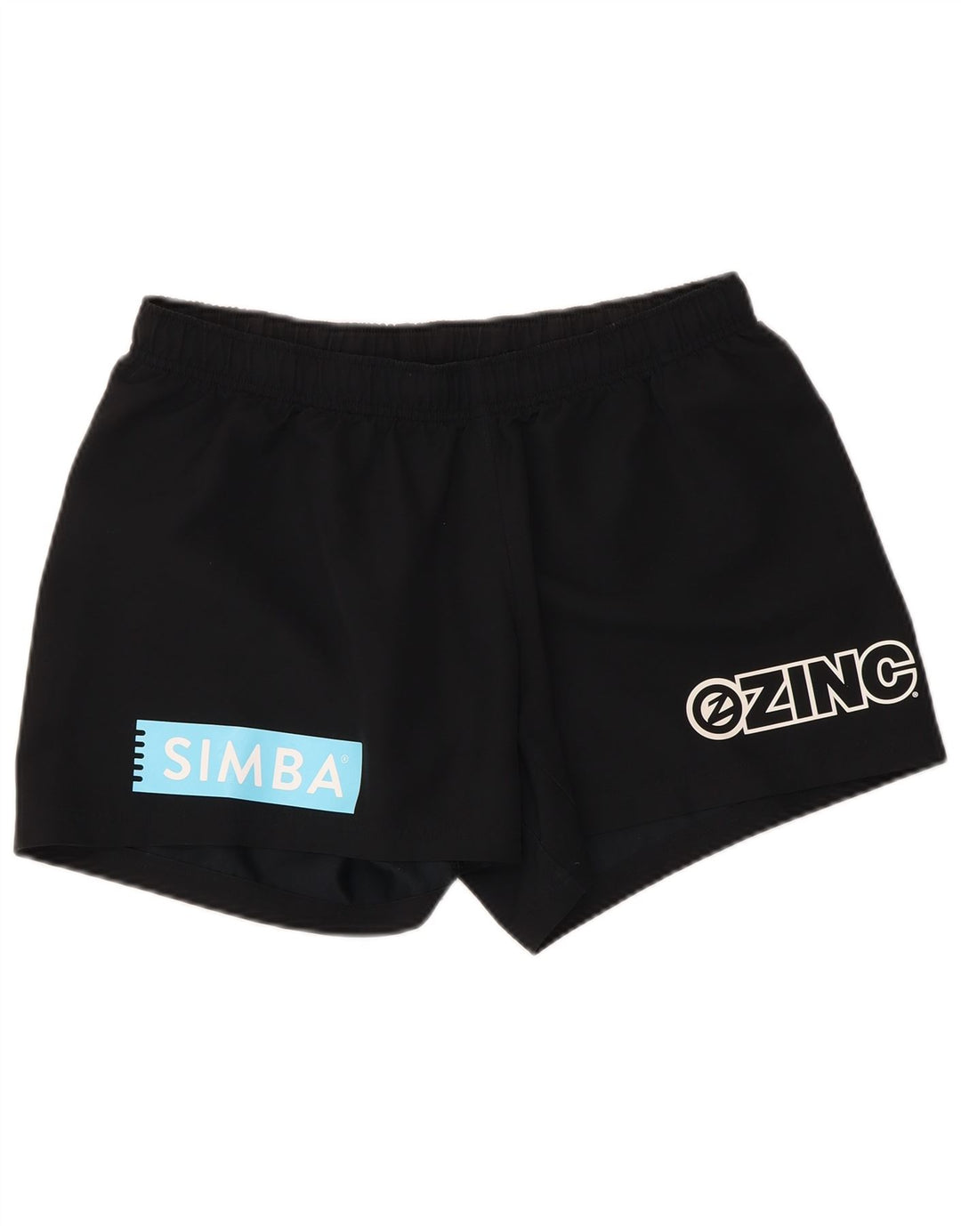 Shorts esportivos gráficos femininos Nike UK 16 grande poliéster preto