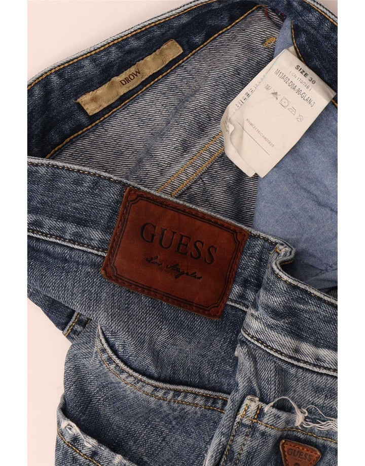 Guess Jeans Slim Masculino W30 L34 Azul Algodão