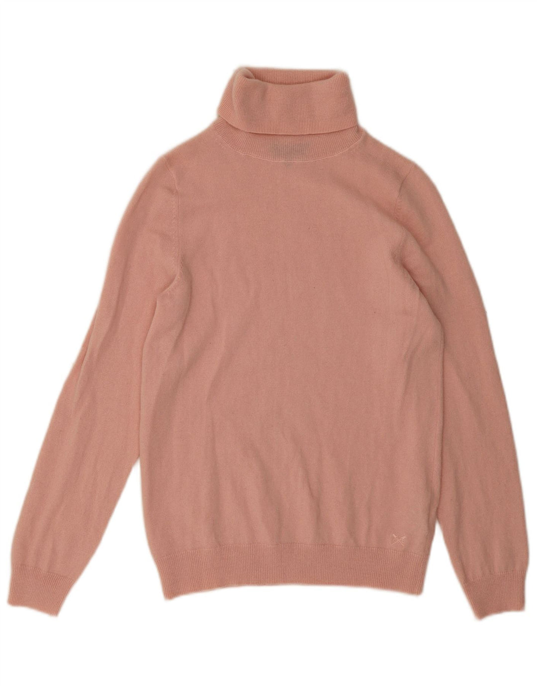 Suéter feminino Crew Clothing com gola redonda UK 12 rosa médio