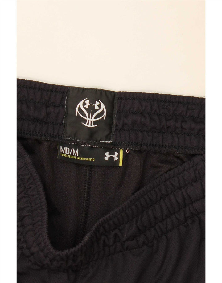 Shorts esportivos masculinos Under Armour médio preto