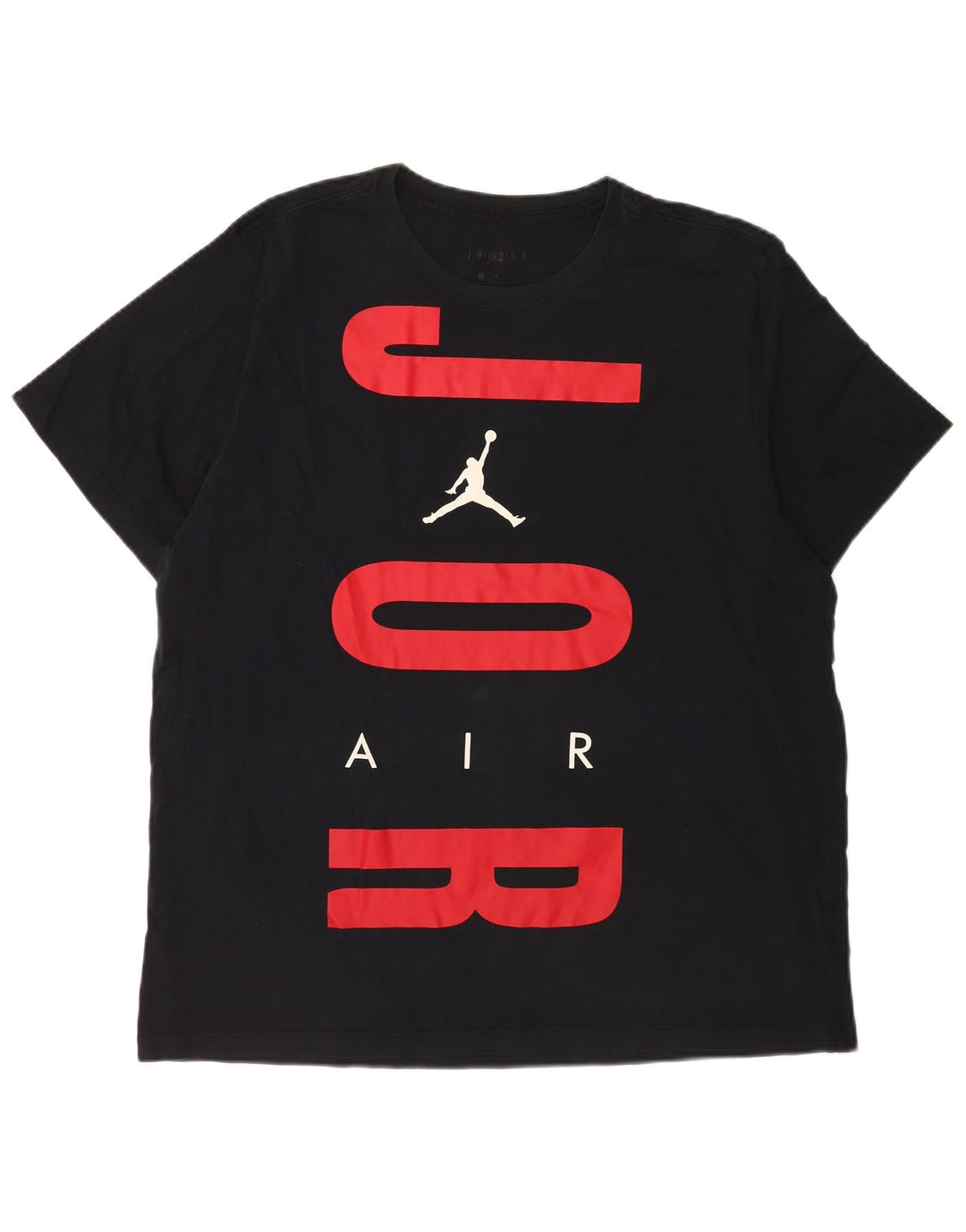 Camiseta Jordan masculina gráfica Top XL algodão preto