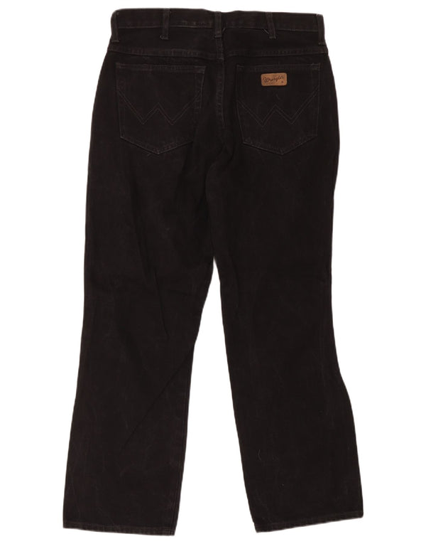 Wrangler Masculino Monterey Straight Jeans W34 L30 Algodão Preto