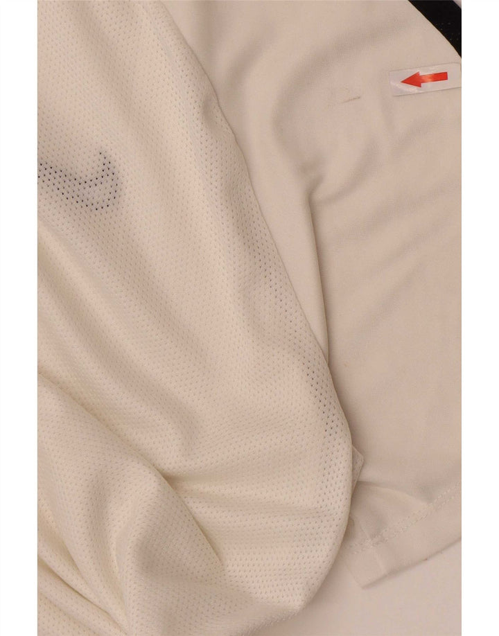 Camiseta Nike Masculina Dri Fit Top Grande Branco Colorblock Poliéster