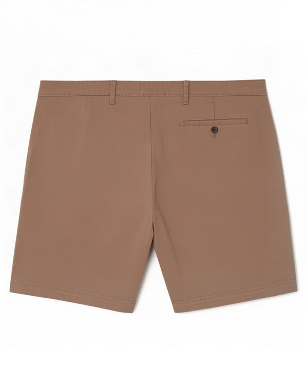 Shorts chino masculino Marks & Spencer W44 2XL algodão bege