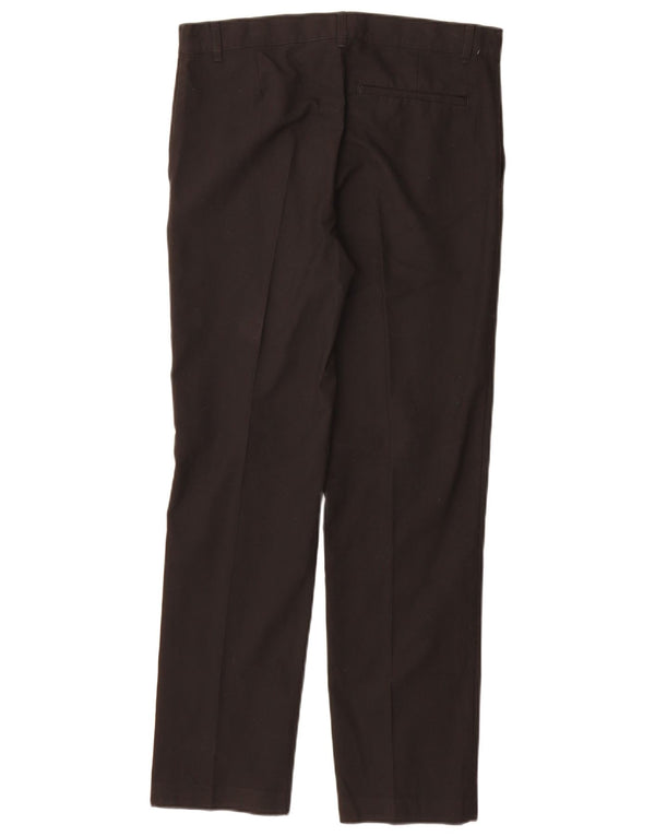 Calças de terno reto Marks & Spencer Boys 15-16 anos W32 L29 pretas