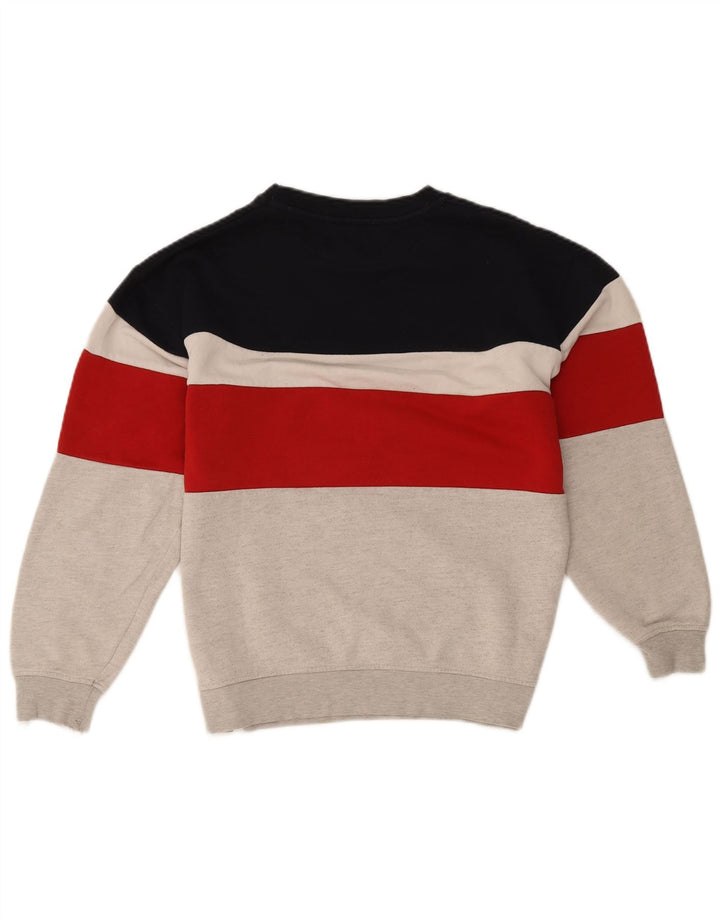 Zara Moletom Masculino Jumper Pequeno Multicolorido Colorblock