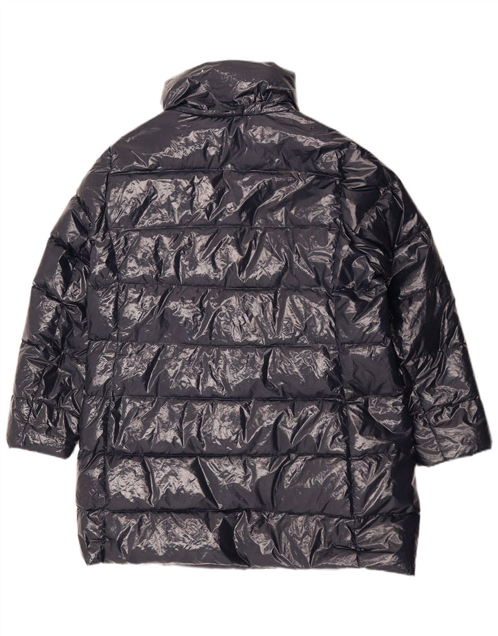 Casaco acolchoado feminino Dkny UK 18 XL azul marinho nylon