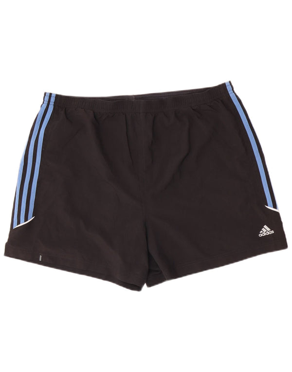 Adidas Mens Sport Shorts Grande Poliéster Colorblock Preto