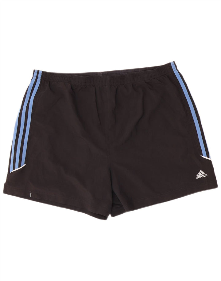 Adidas Mens Sport Shorts Grande Poliéster Colorblock Preto