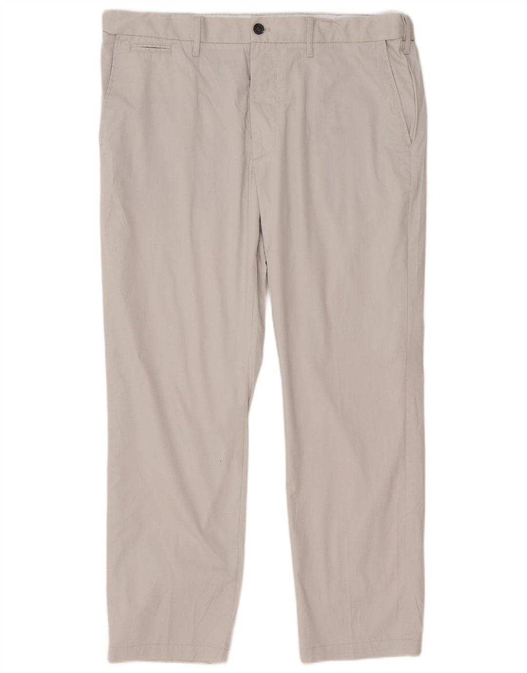 Calça Chino Masculina Marks & Spencer Regular Fit W38 L29 Algodão Cinza