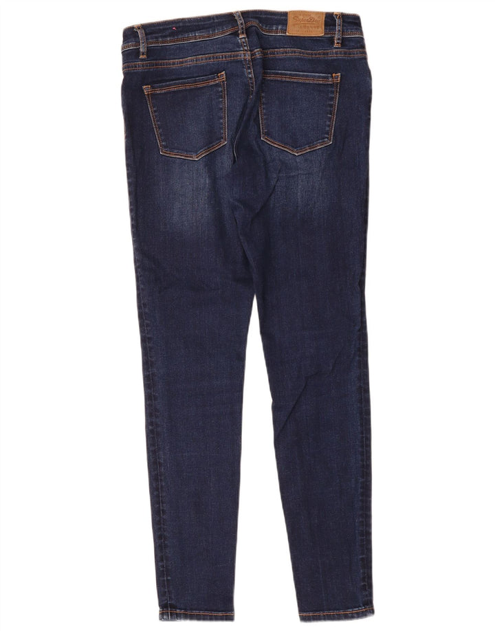 Jeans SUPERDRY feminino Alexia Jegging W29 L30 azul marinho algodão