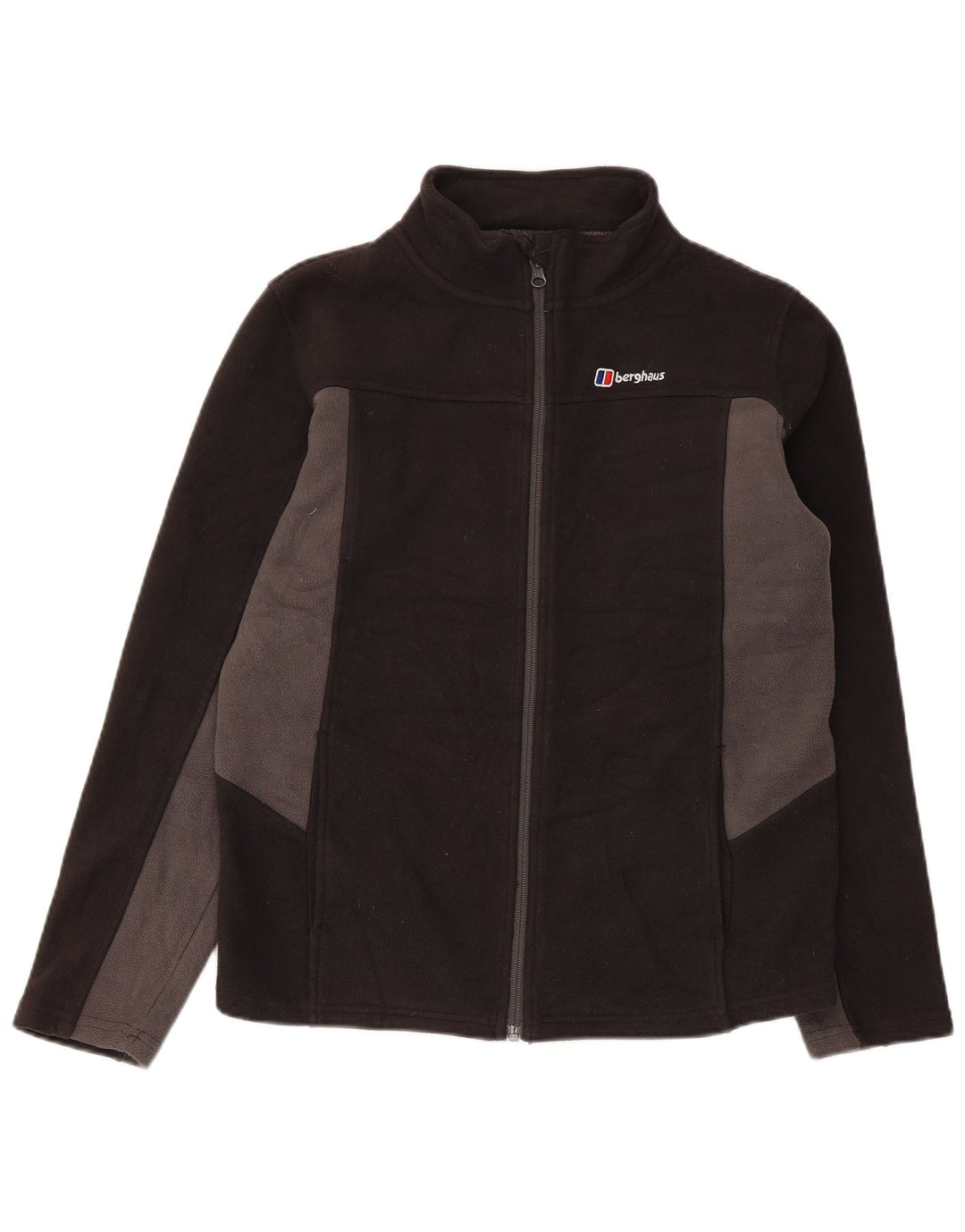 Jaqueta de lã masculina Berghaus 12-13 anos preto colorblock poliéster