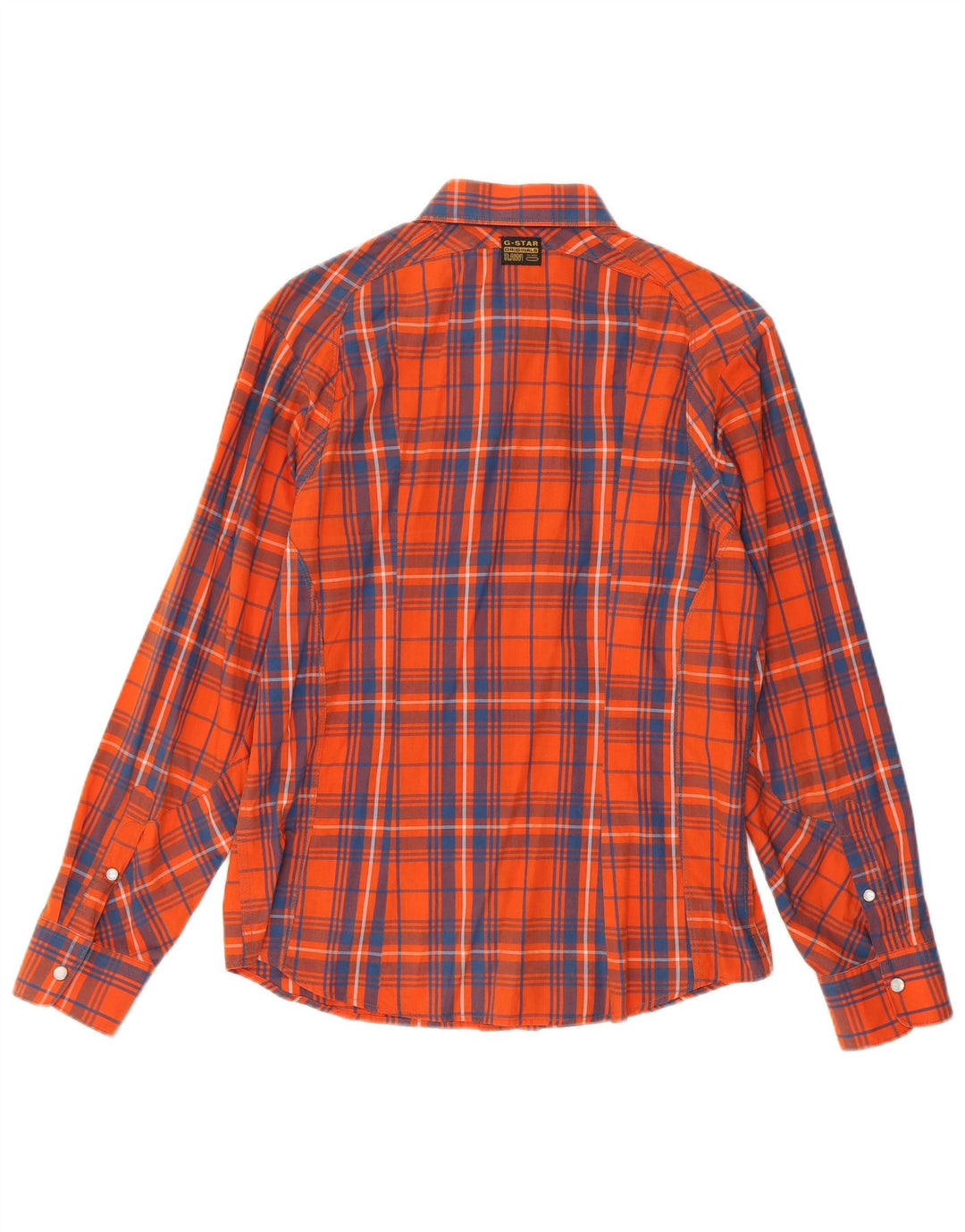 Camisa masculina G-Star grande algodão laranja