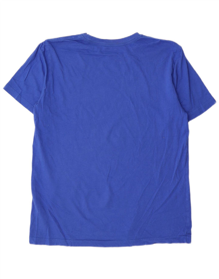 Camiseta masculina Nike Regular Fit Top grande de algodão azul