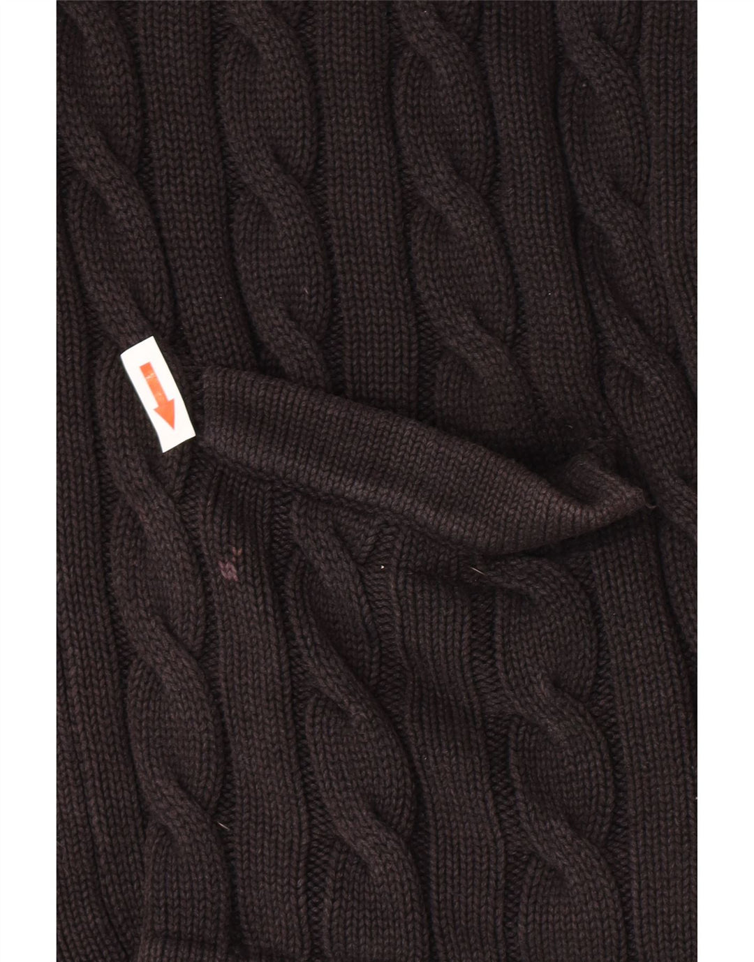 Suéter cardigã masculino Gant pequeno algodão preto