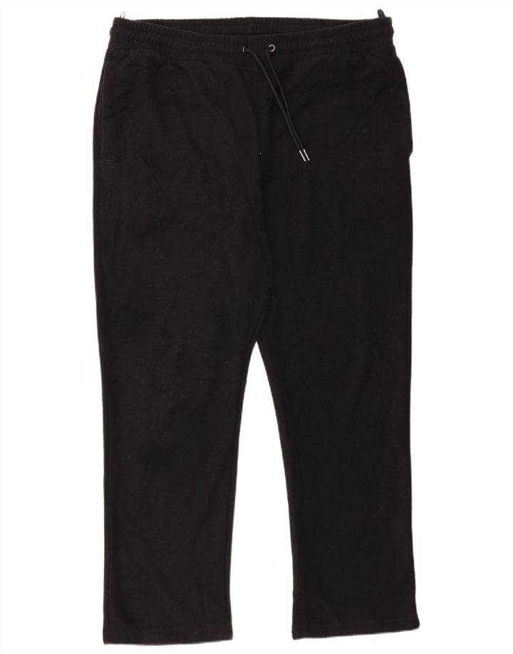 Calça esportiva masculina de lã Marks & Spencer, grande, preta, poliéster