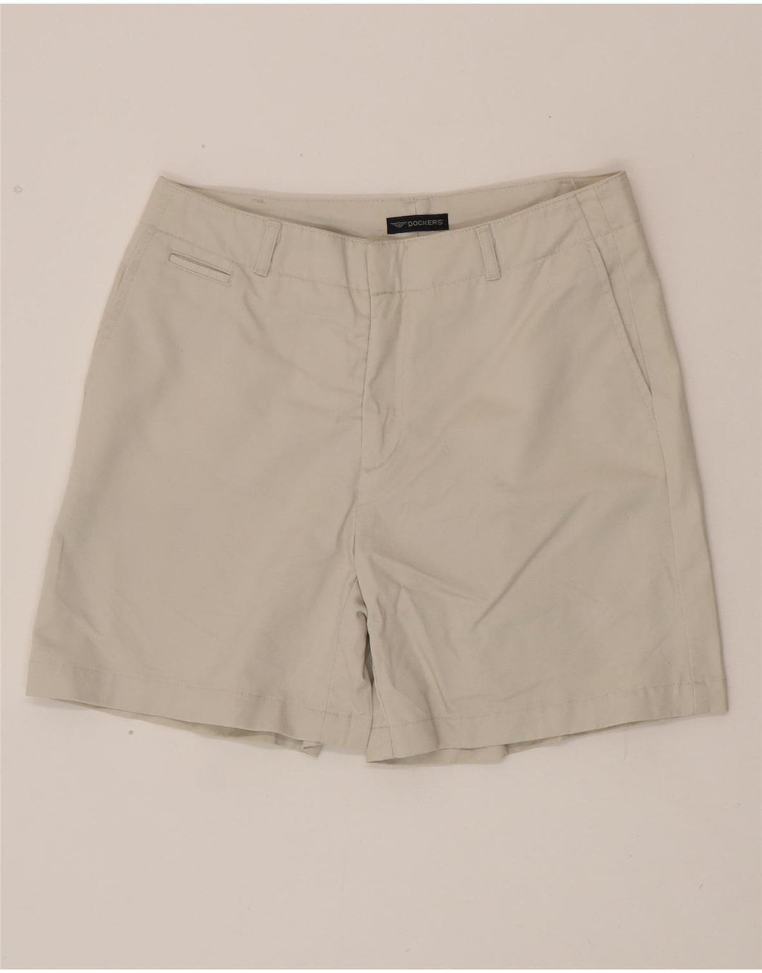 DOCKERS Womens Chino Shorts US 6 Medium W30  Grey Cotton Vintage Dockers and Second-Hand Dockers from Messina Hembry 