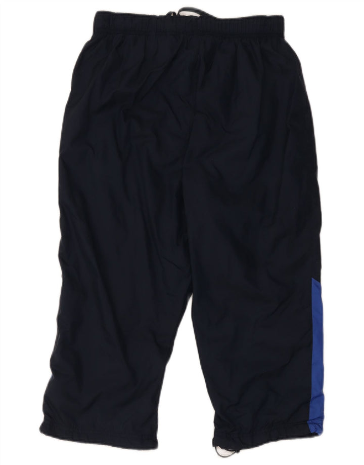 Calça de treino Nike masculina Capri grande azul marinho colorblock nylon