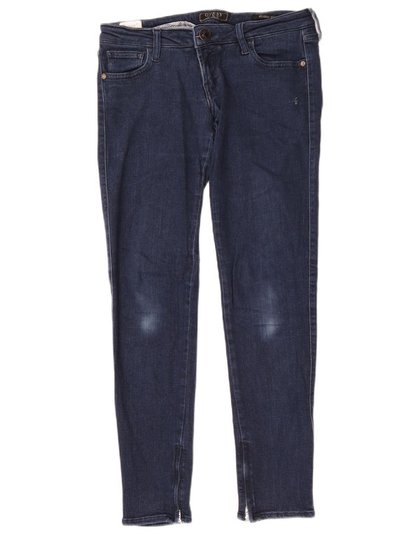 Guess Feminino Beverly Skinny Jeans W28 L29 Azul Marinho