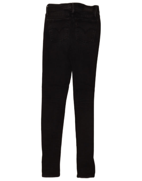 Calça jeans feminina Levi's 710 Super Skinny W25 L30 algodão preto