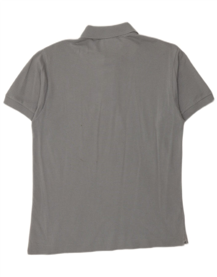 Camisa polo masculina Lacoste Classic Fit tamanho 3 pequeno algodão cinza