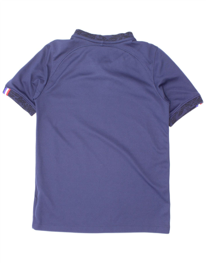 Camiseta Nike Menino Top 8-9 Anos Pequena Azul Marinho