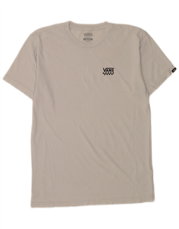 Camiseta masculina Vans Classic Fit Top cinza médio algodão