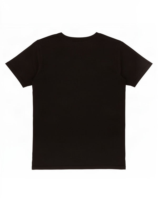 Adidas Mens Graphic T-Shirt Top Médio Algodão Preto