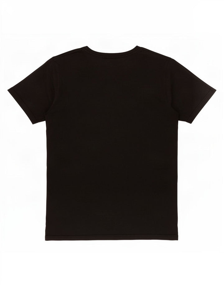 Adidas Mens Graphic T-Shirt Top Médio Algodão Preto