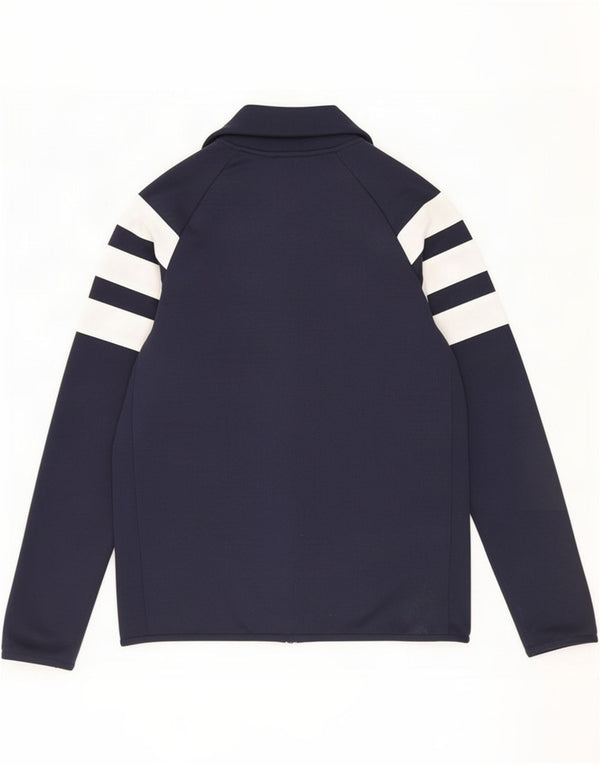 Adidas Mens Graphic Tracksuit Top Jaqueta Médio Azul Marinho Colorblock