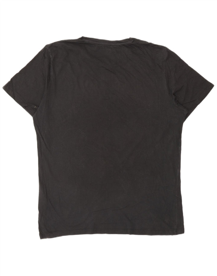Camiseta masculina Jack & Jones XL algodão preto