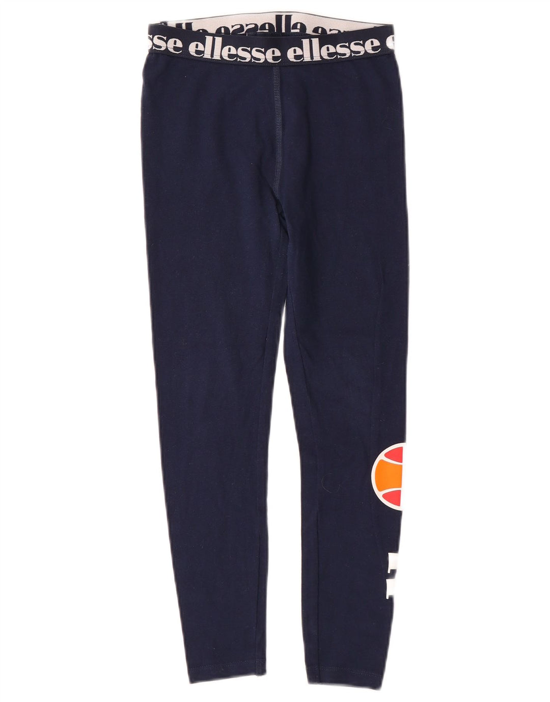 Leggings estampadas para meninas ELLESSE 8-9 anos algodão azul marinho