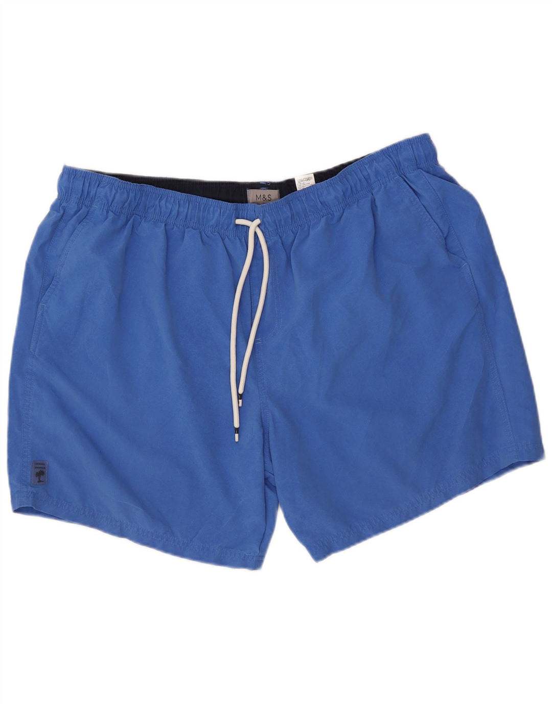 Shorts de natação masculino Marks & Spencer 3XL poliéster azul