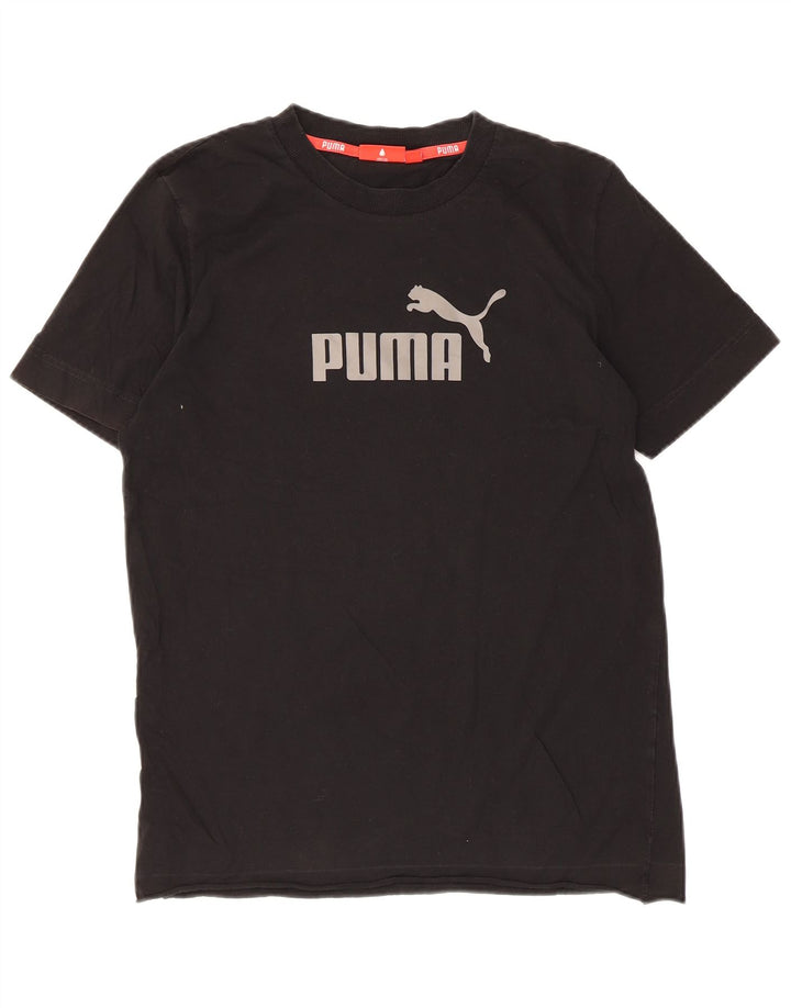 Puma Camiseta Masculina Graphic Top Pequeno Preto