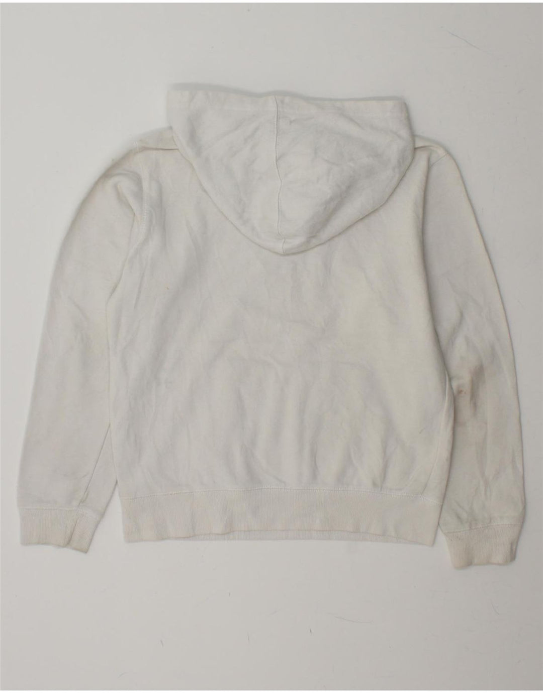 CHAMPION Womens Graphic Hoodie Jumper UK 18 XL White Cotton Vintage Champion and Second-Hand Champion from Messina Hembry 