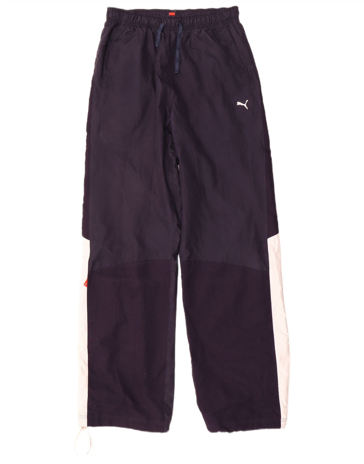 Calça de treino masculina Puma médio azul marinho colorblock