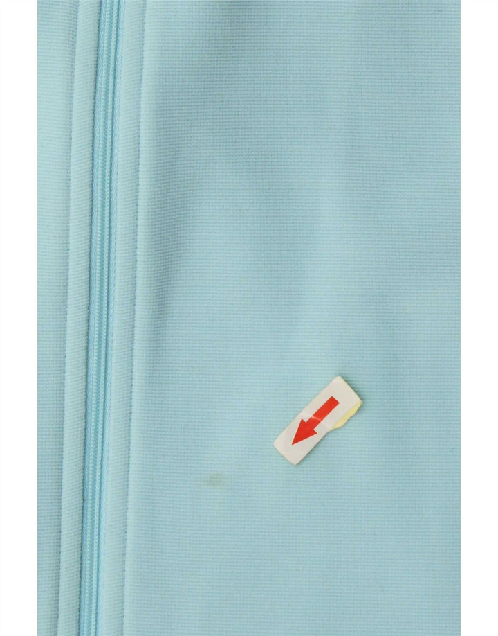 Kappa Womens Tracksuit Top Jacket UK 14 Medium Blue Colourblock Poliéster