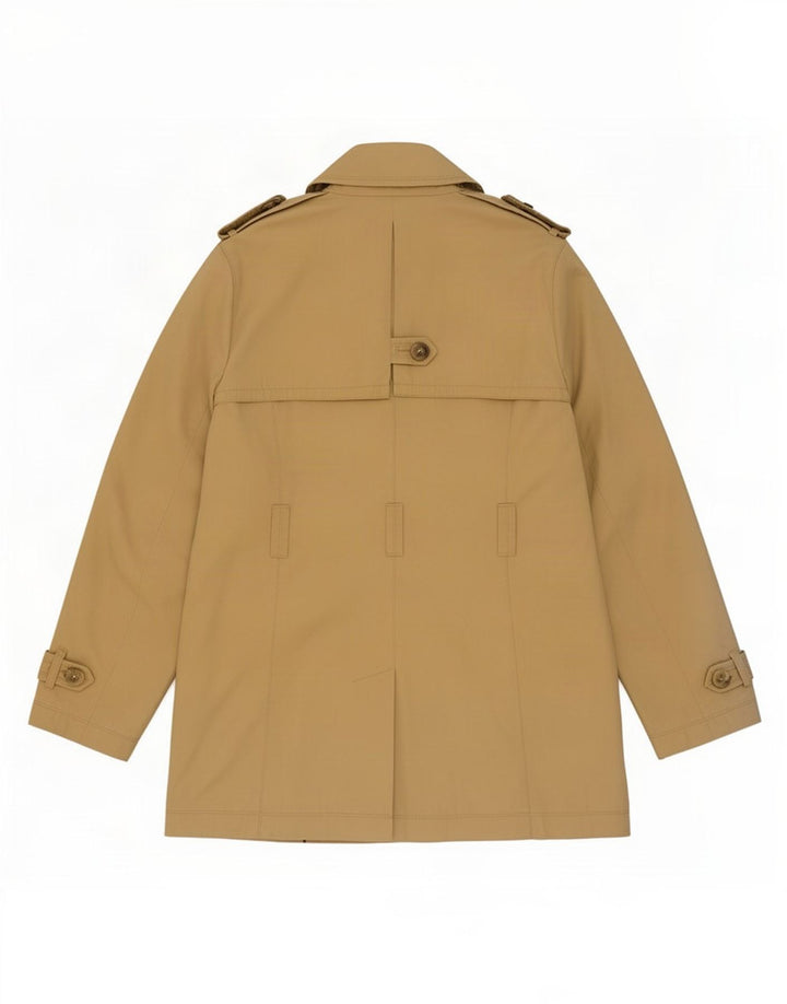 Trench Coat feminino Massimo Dutti Reino Unido 14 grande algodão bege