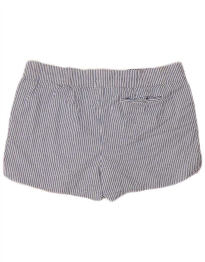 Shorts feminino Vineyard Vines XL W38 algodão listrado azul