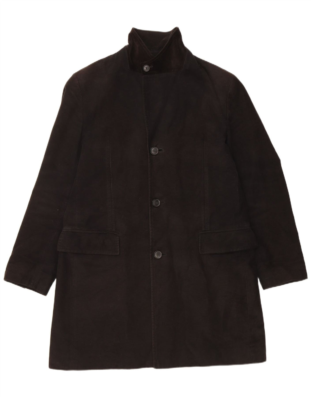 Sobretudo masculino Hugo Boss EU 50 grande algodão preto