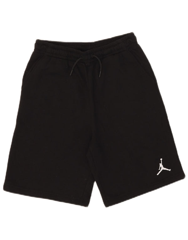 Shorts esportivos Jordan Boys 13-14 anos XL preto algodão
