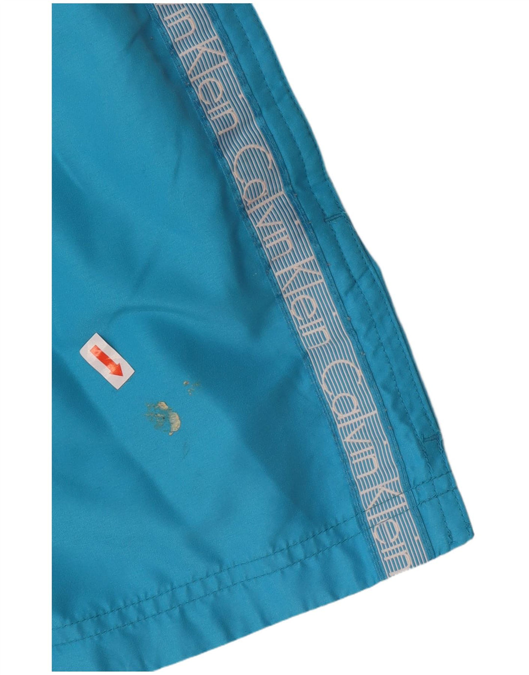 CALVIN KLEIN Calção de banho masculino gráfico grande poliéster azul