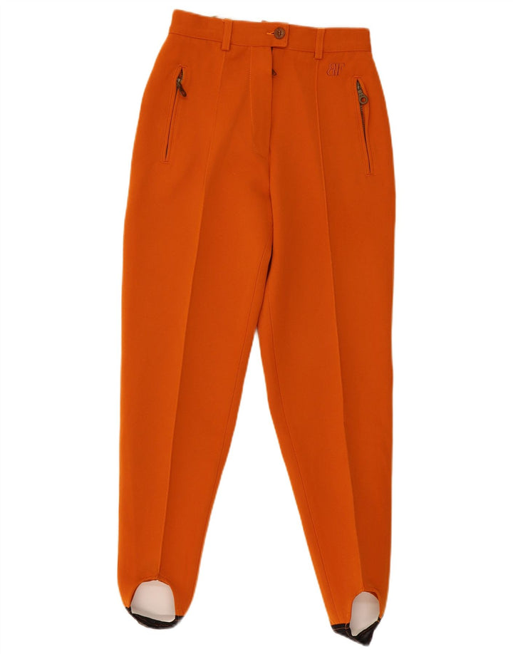 Belfe & Belfe Calça feminina casual estribo IT 42 médio W26 L28 laranja