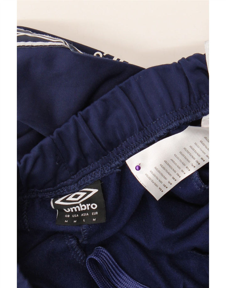 Calça de treino masculina Umbro Graphic azul marinho poliéster médio